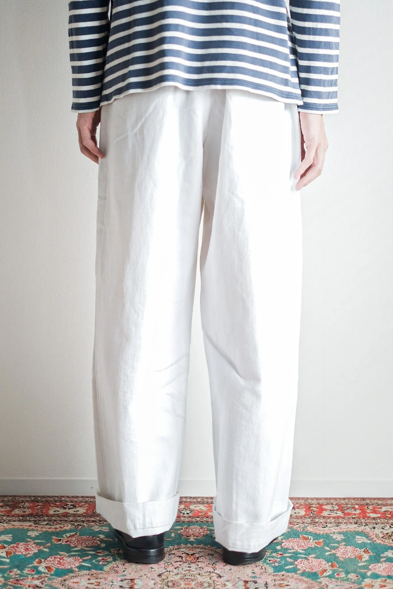 【~50's】French Vintage Linen Trousers