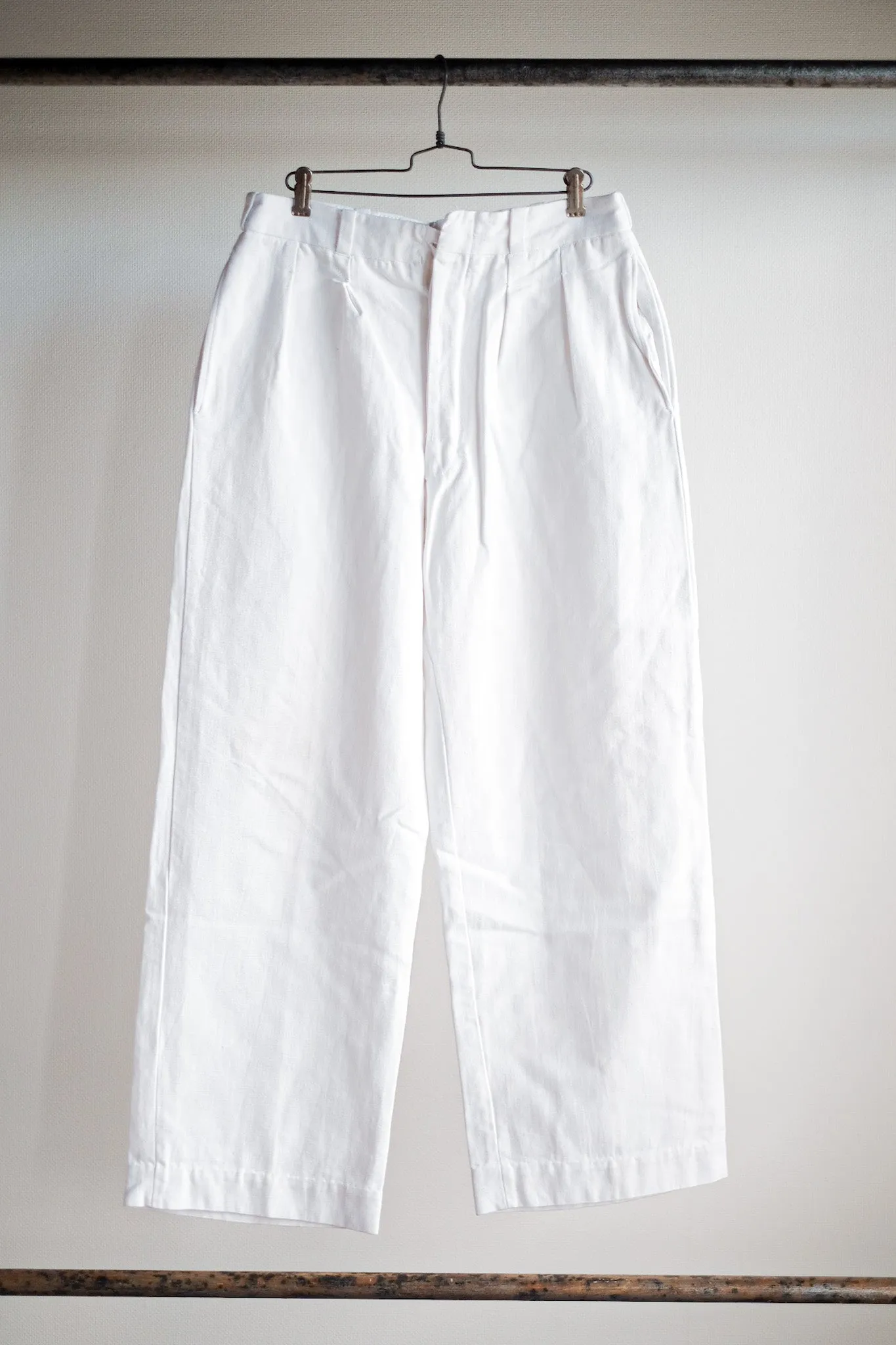 【~50's】French Vintage Linen Trousers