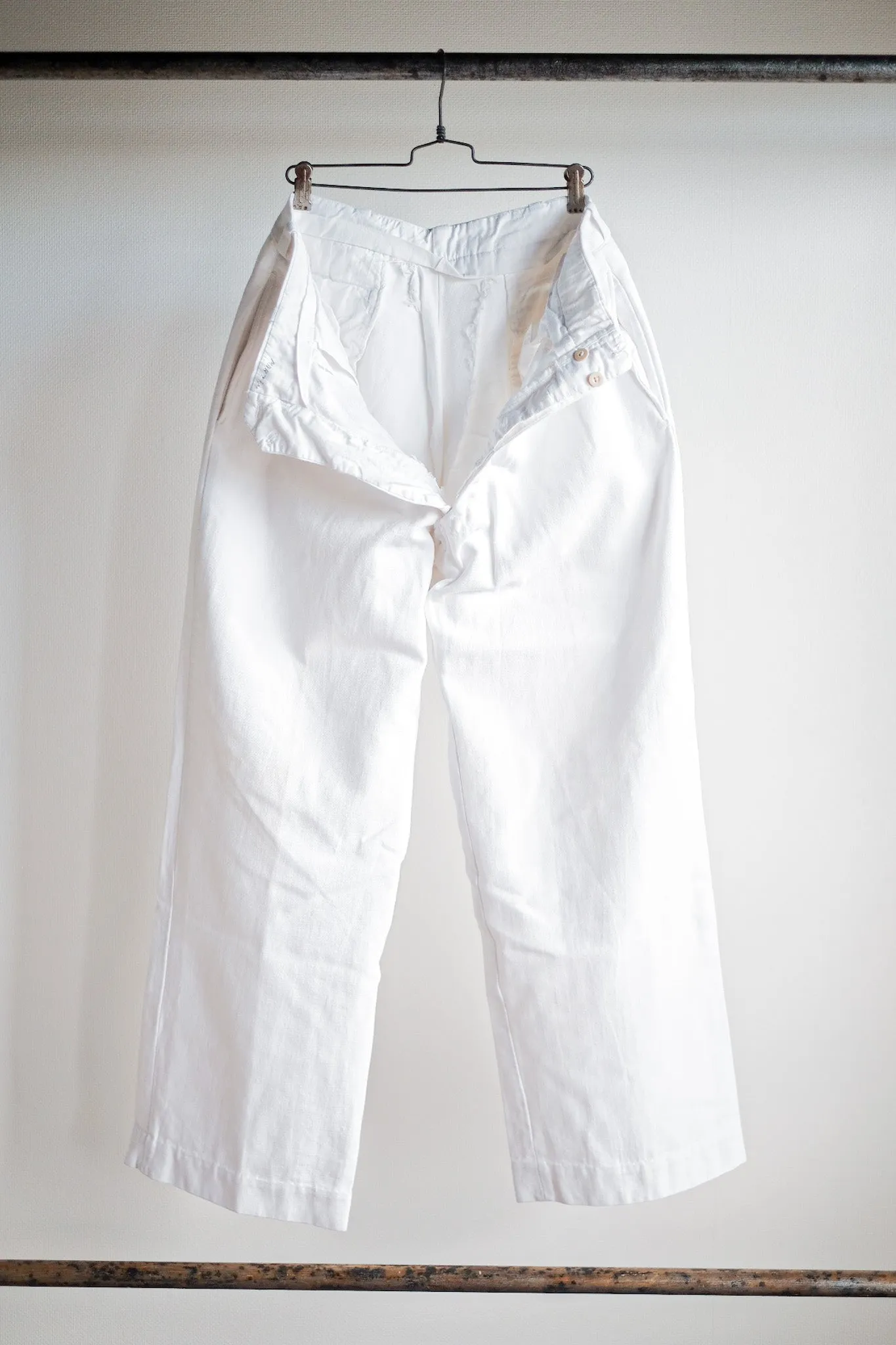 【~50's】French Vintage Linen Trousers