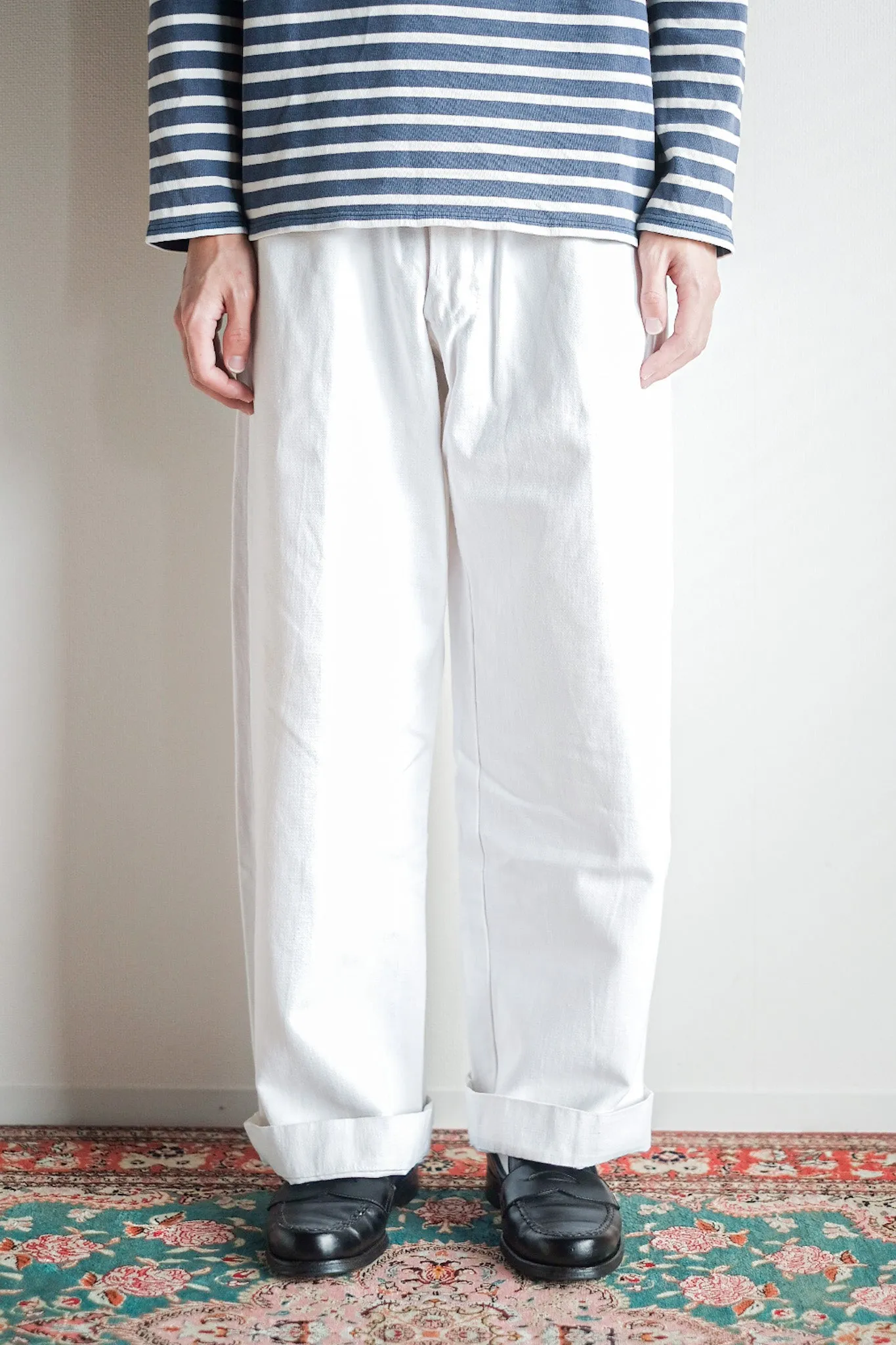 【~50's】French Vintage Linen Trousers