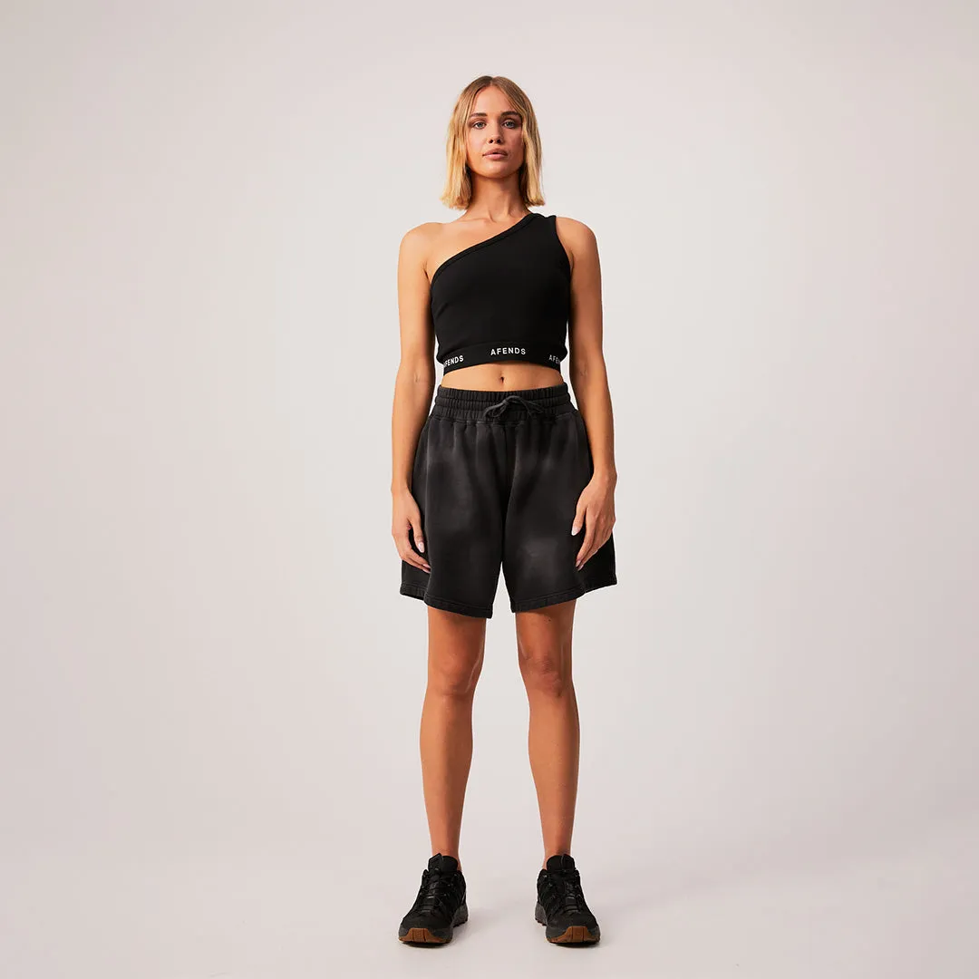 AFENDS Womens Boundless - Oversized Shorts - Black