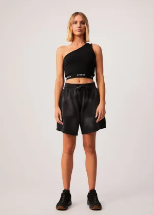 AFENDS Womens Boundless - Oversized Shorts - Black