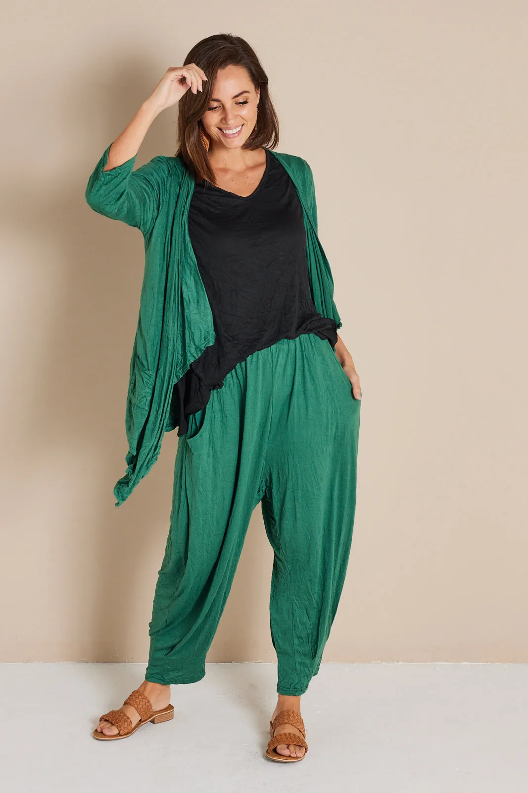 Alisha Pants - Forest Green