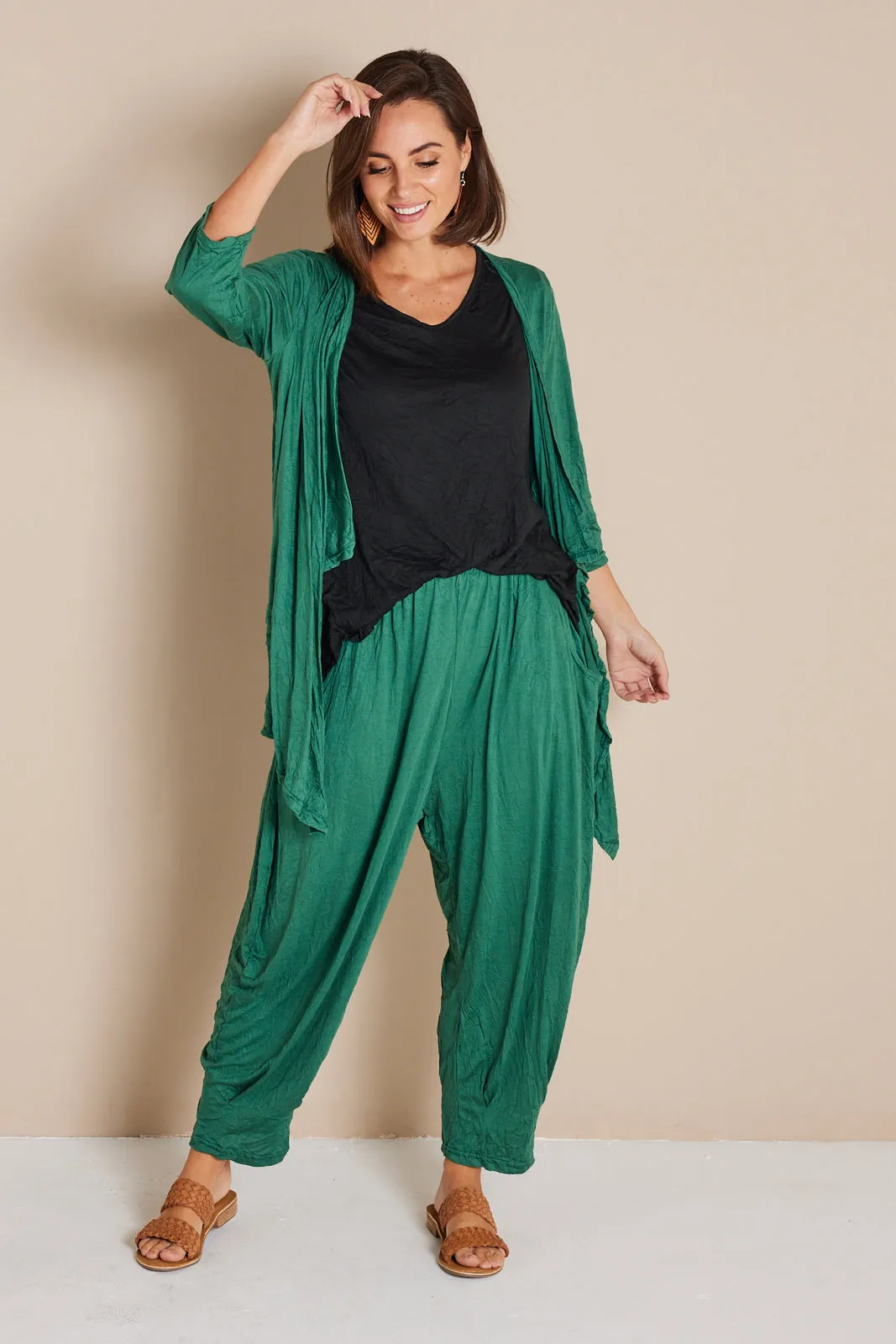 Alisha Pants - Forest Green