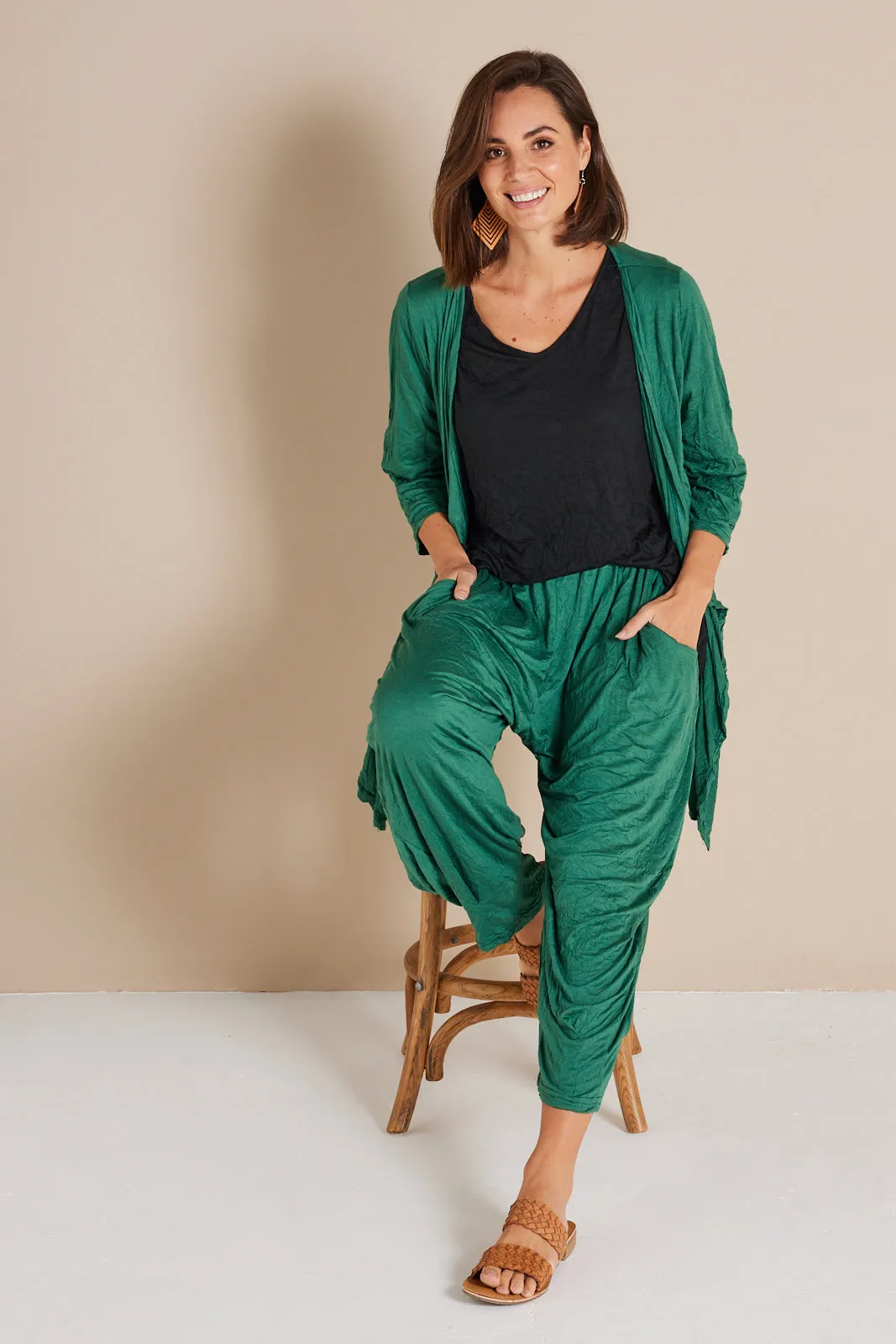 Alisha Pants - Forest Green