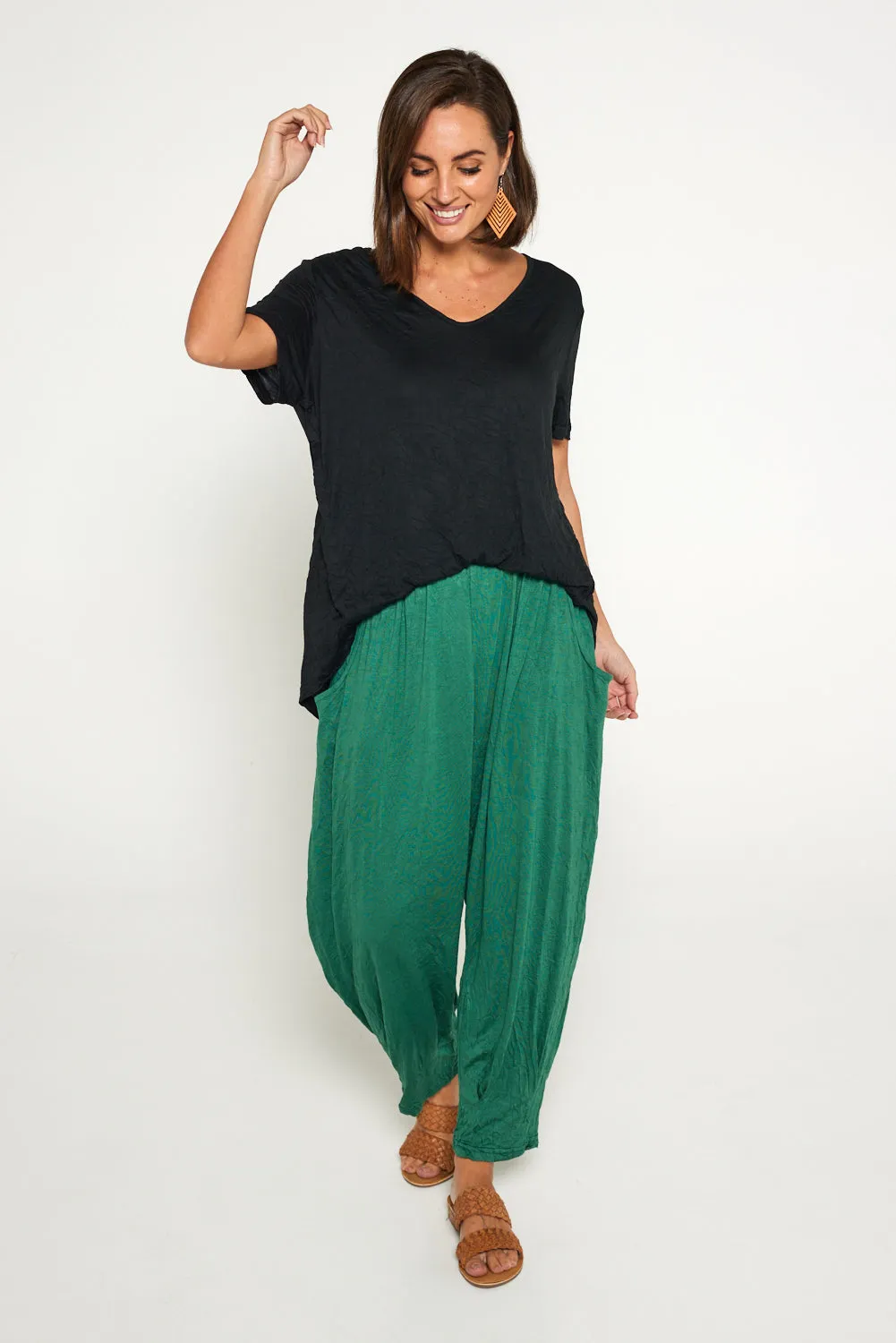 Alisha Pants - Forest Green