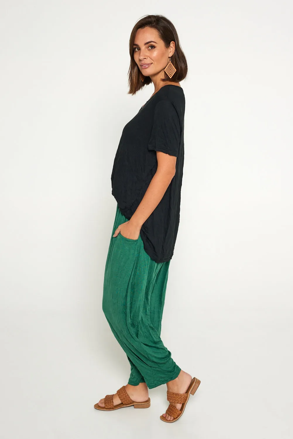 Alisha Pants - Forest Green