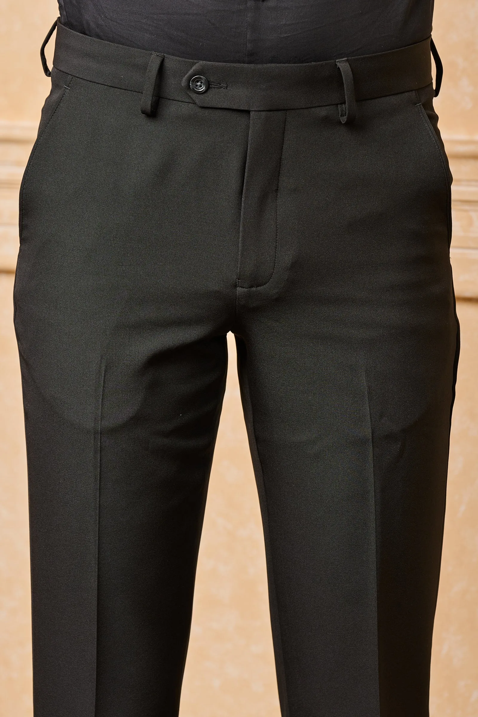 Black Stretchable Trouser