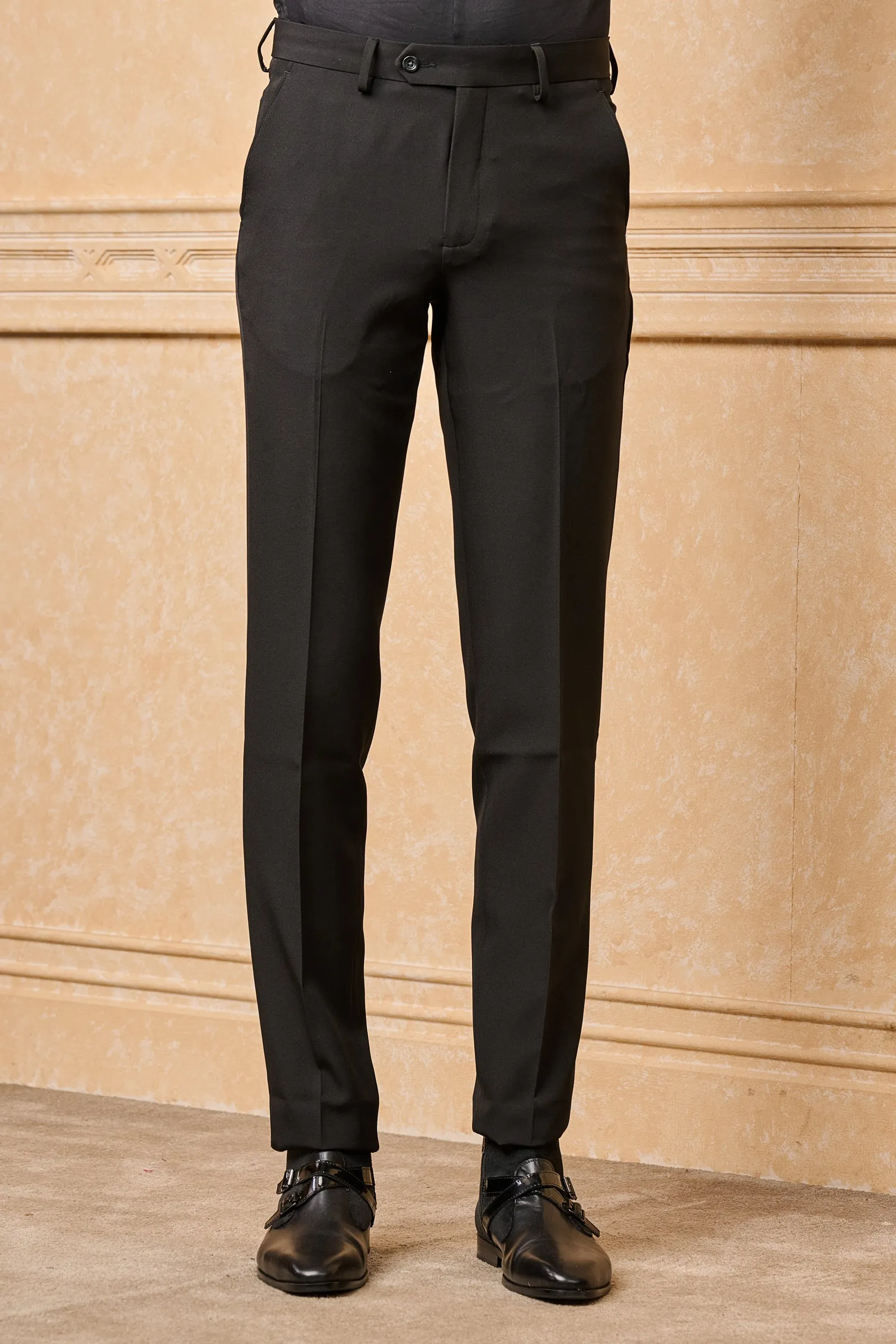 Black Stretchable Trouser