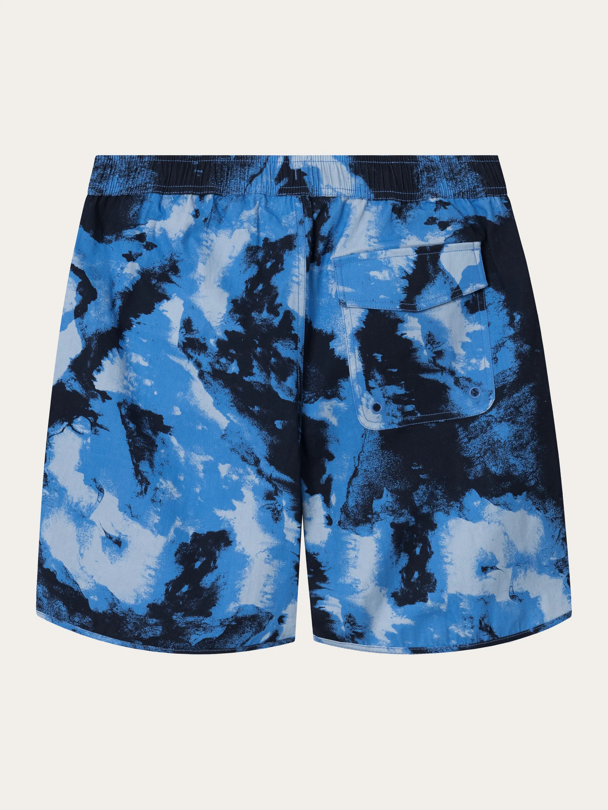 Boardwalk shorts with elastic waist AOP - item color