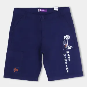 Boys Cotton Short Surf -NAVY