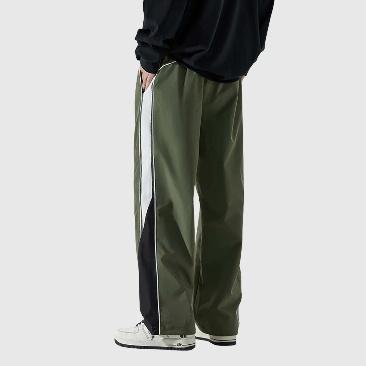 Casual Colorblock Jogger Pants