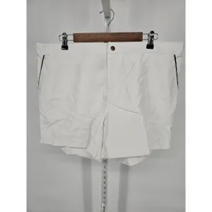 Catalina Womens Sz 1X Athletic Shorts White Black Trim