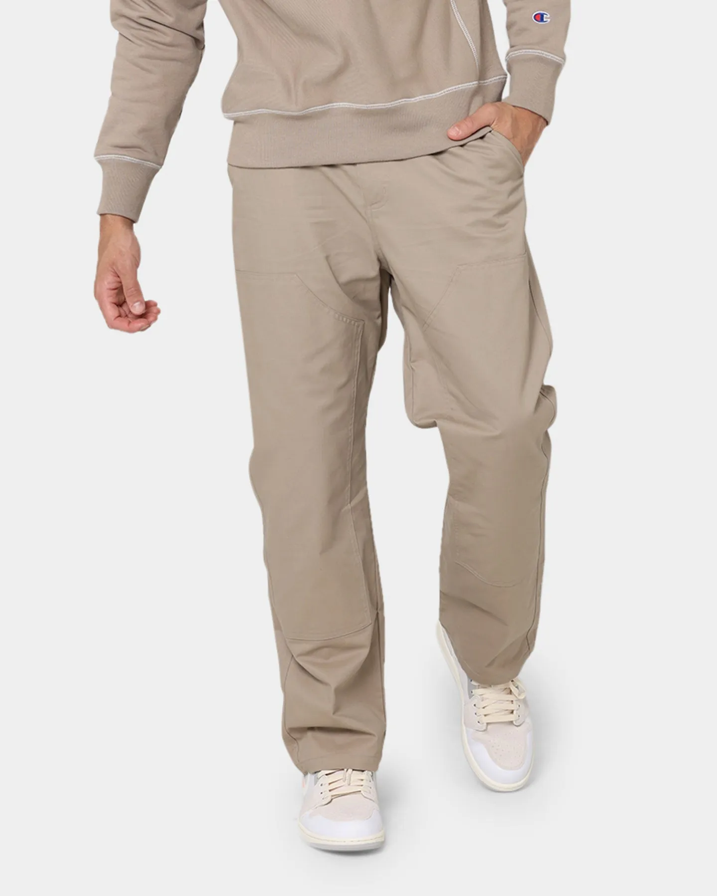 Champion Cotton Twill Carpenter Pants Dark Khaki