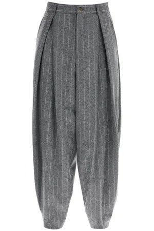 Comme Des Garcons Homme Plus Striped Wool Trousers