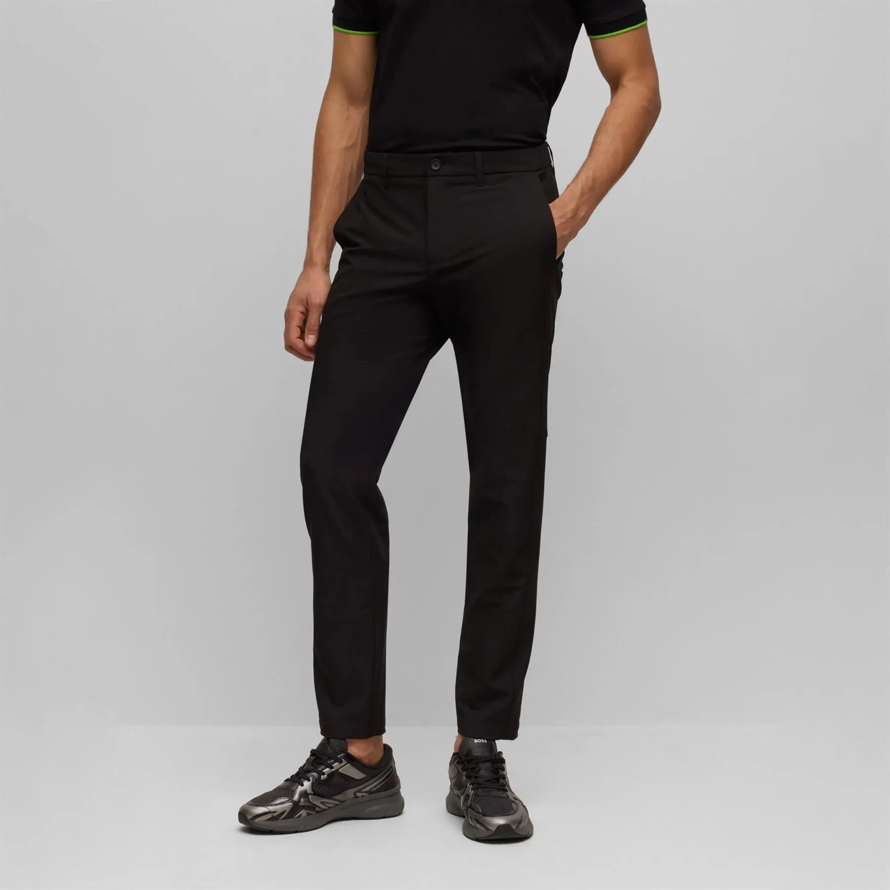 Commuter Slim Fit Trousers Black - SS24