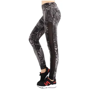 Creative Printed Buttock Yoga Pants