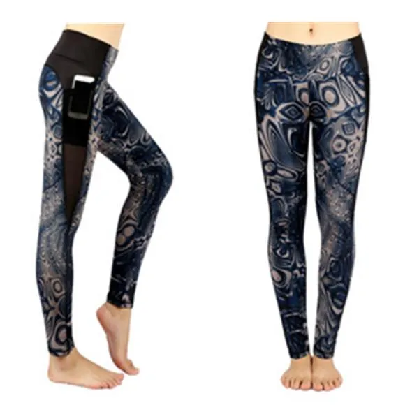 Creative Printed Buttock Yoga Pants