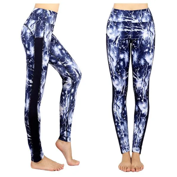 Creative Printed Buttock Yoga Pants