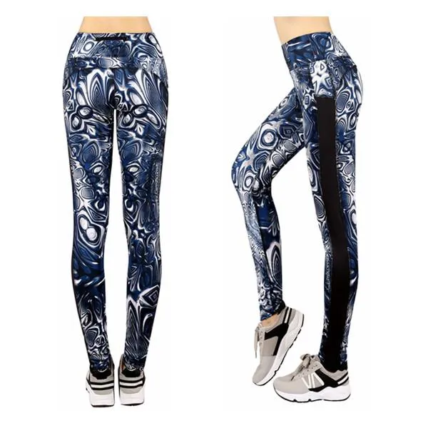 Creative Printed Buttock Yoga Pants