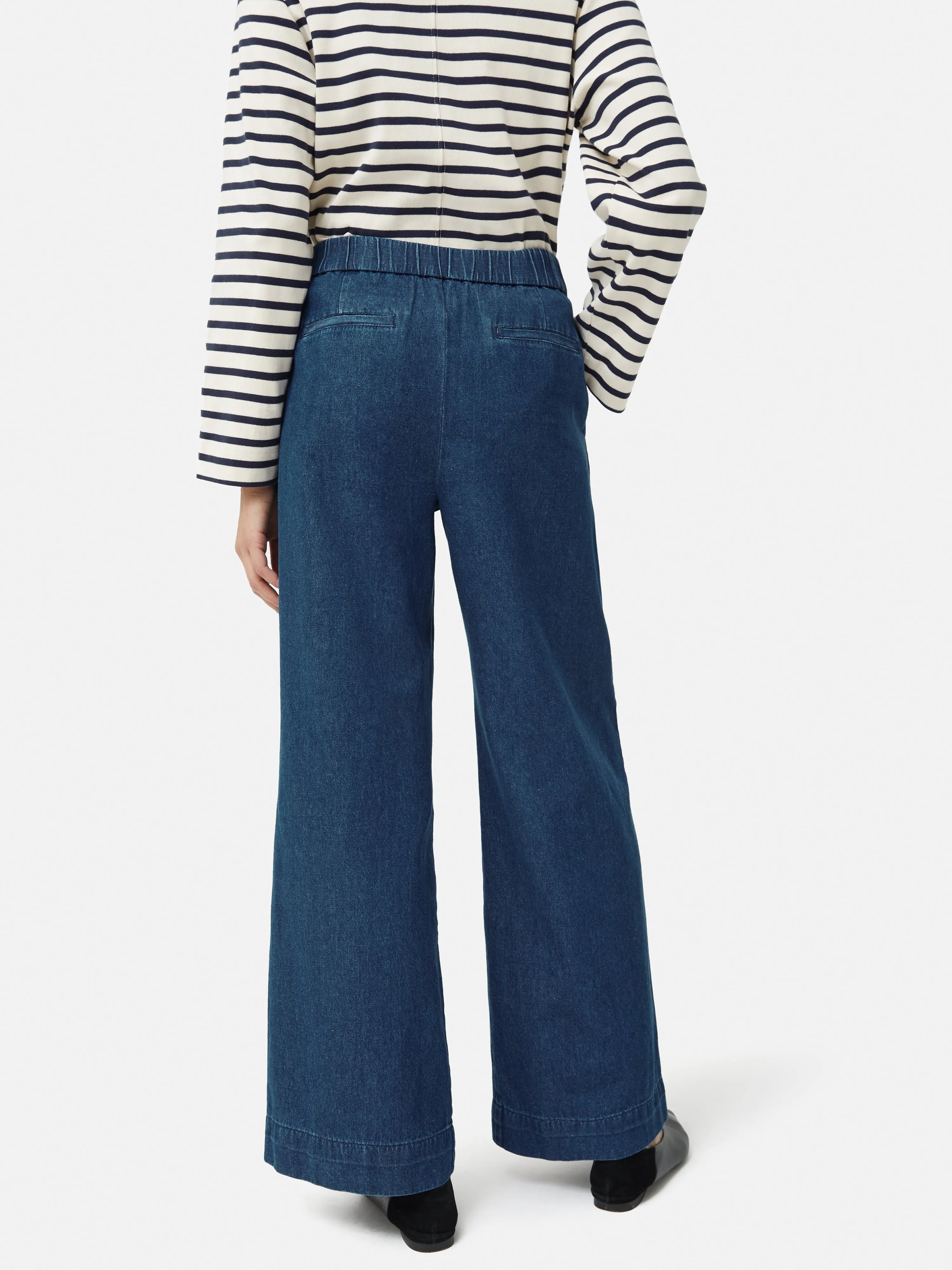 Denim Relaxed Trouser | Indigo