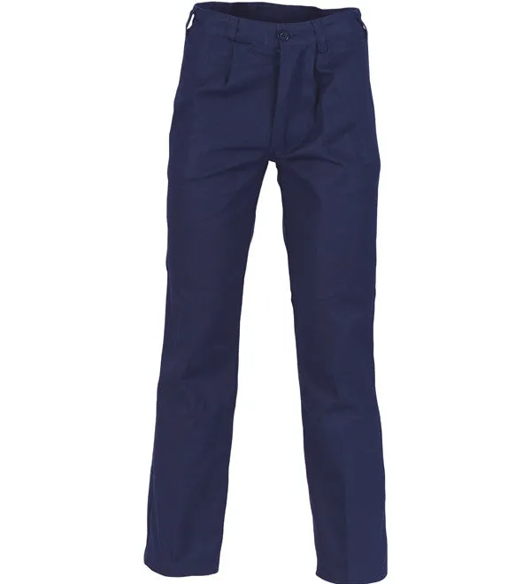 DNC Cotton Drill Work Trousers - Stout