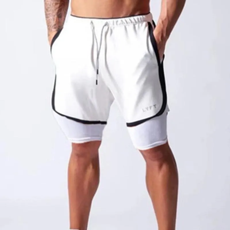 Double Layer Breathable Perspiration Men's Shorts