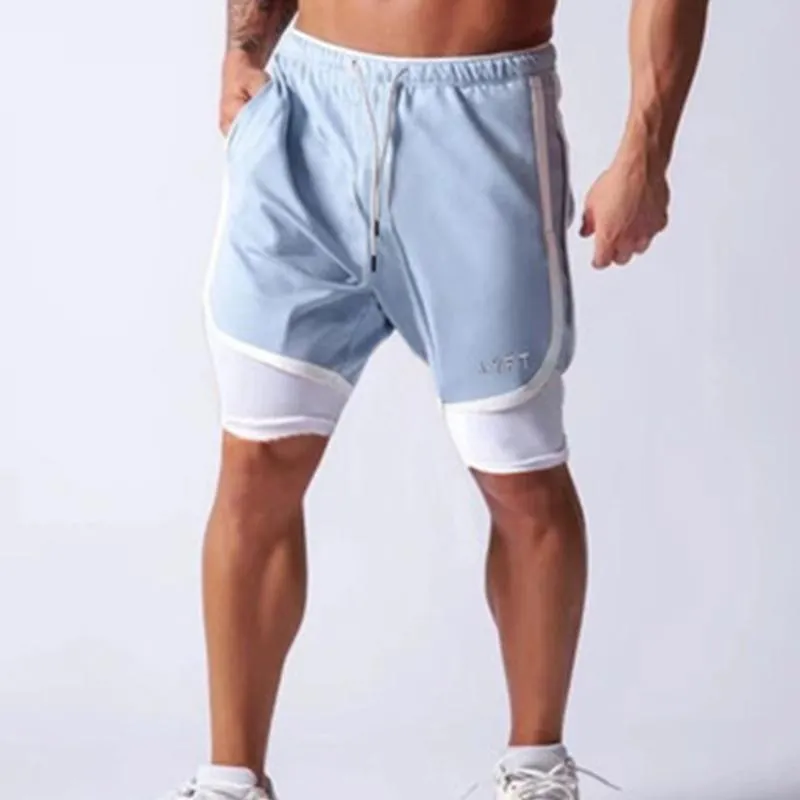 Double Layer Breathable Perspiration Men's Shorts