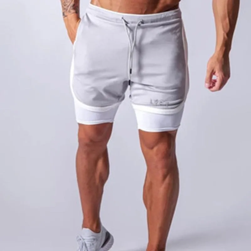 Double Layer Breathable Perspiration Men's Shorts