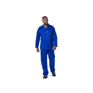 DROMEX EXECUFIT POLYCOTTON CONTI PANTS COLOUR-ROYAL SIZE 48