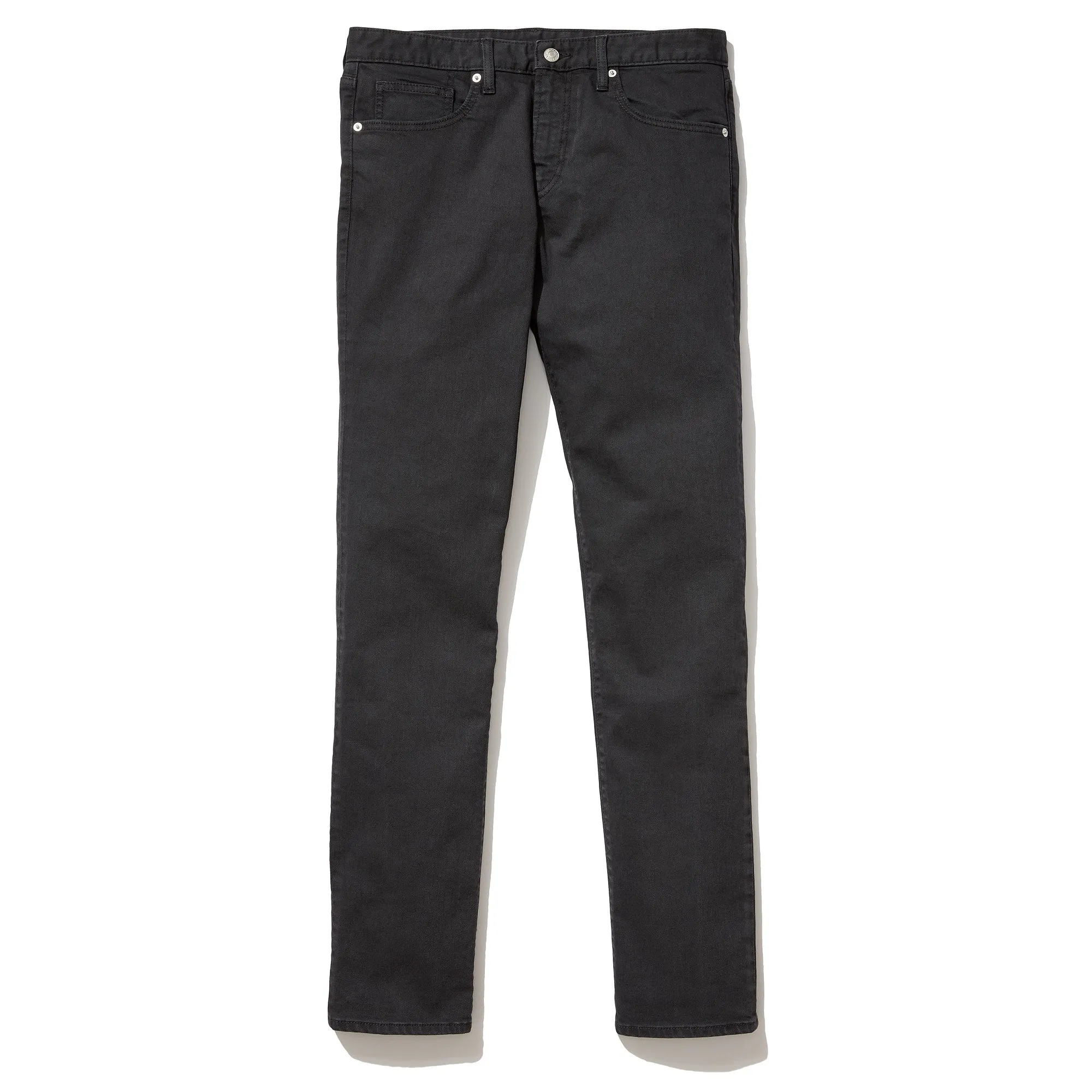 Eliot (Standard) - Dark Grey Japanese Five Pocket Bull Denim