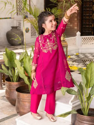 Embellished Cotton Net Suit