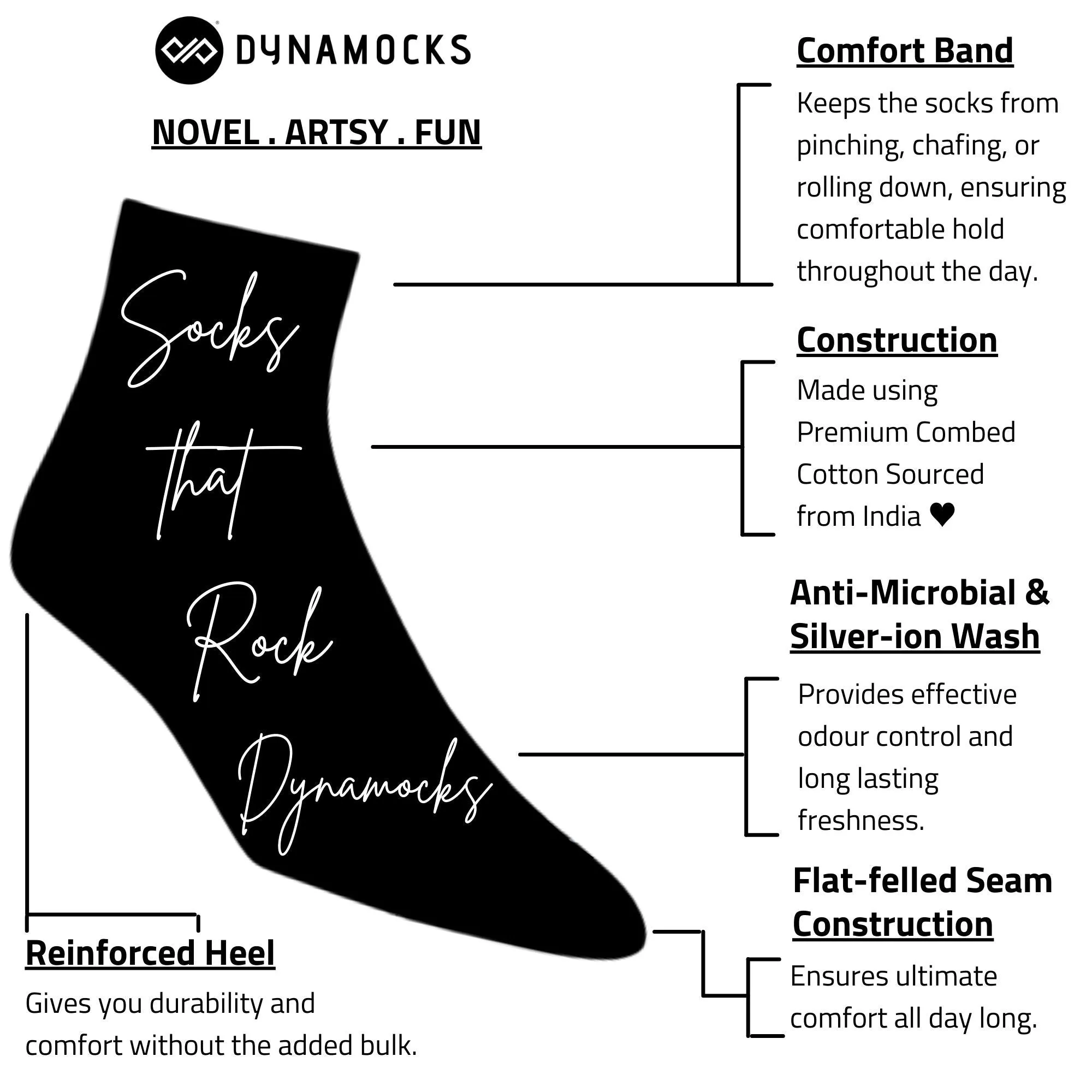 Fashion-Forward Ankle Socks - 4 Pairs of Luxe Designs