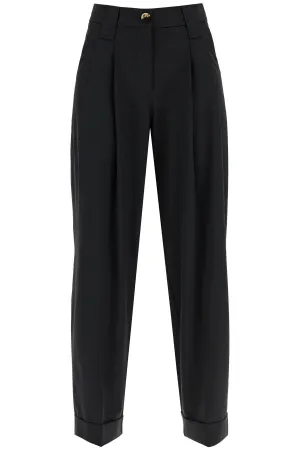 Ganni Double Pleat Fluid Trousers