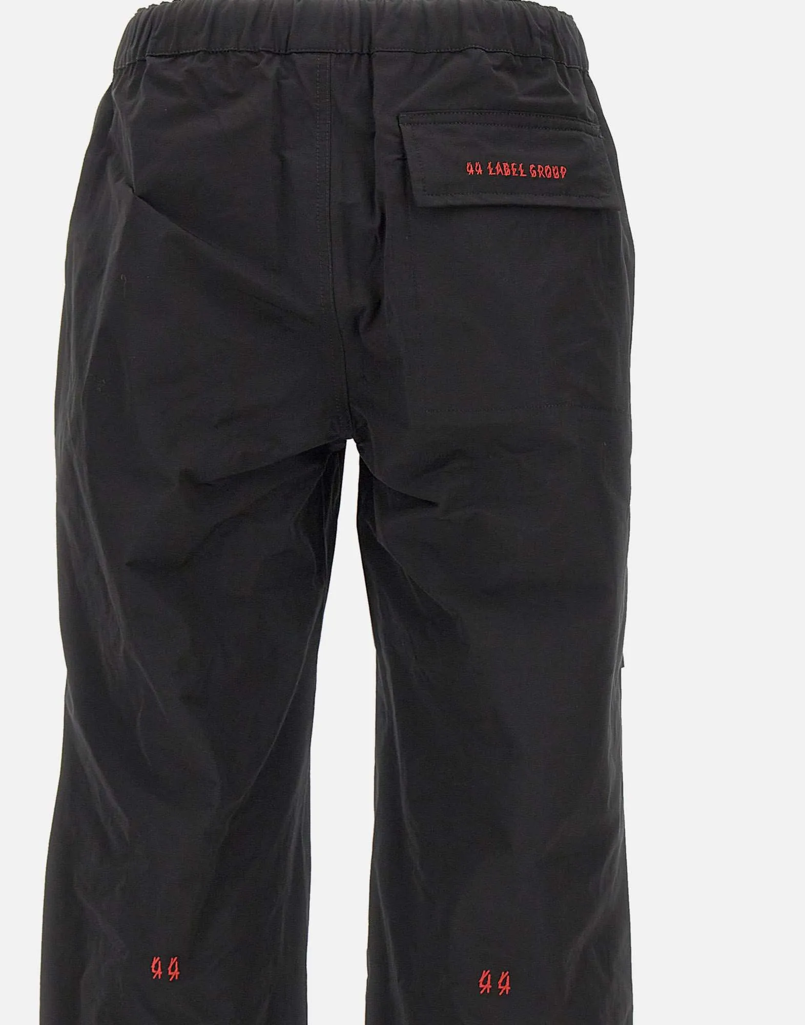 Id Technocotton Black Relaxed Trousers