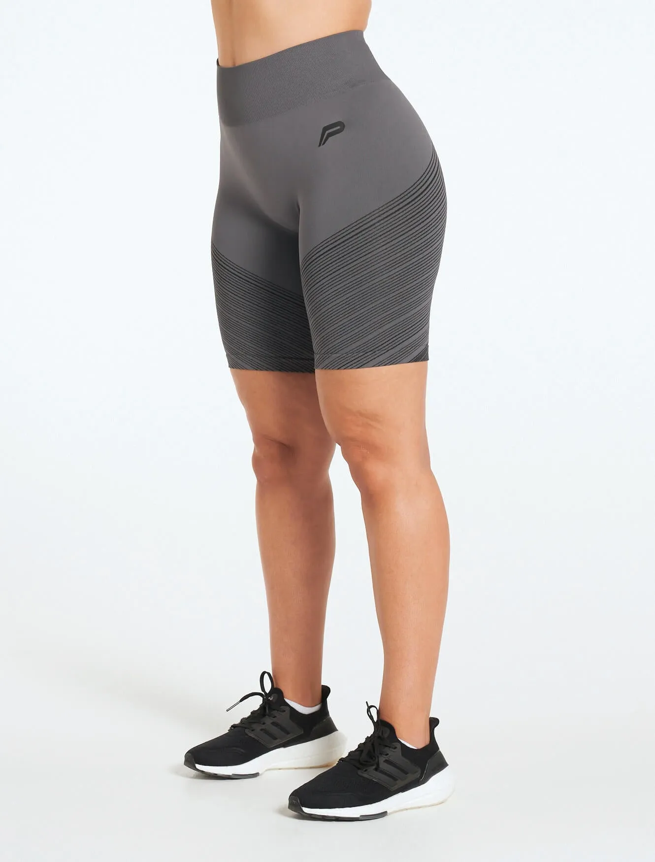 Impulse Seamless Shorts - Slate Grey