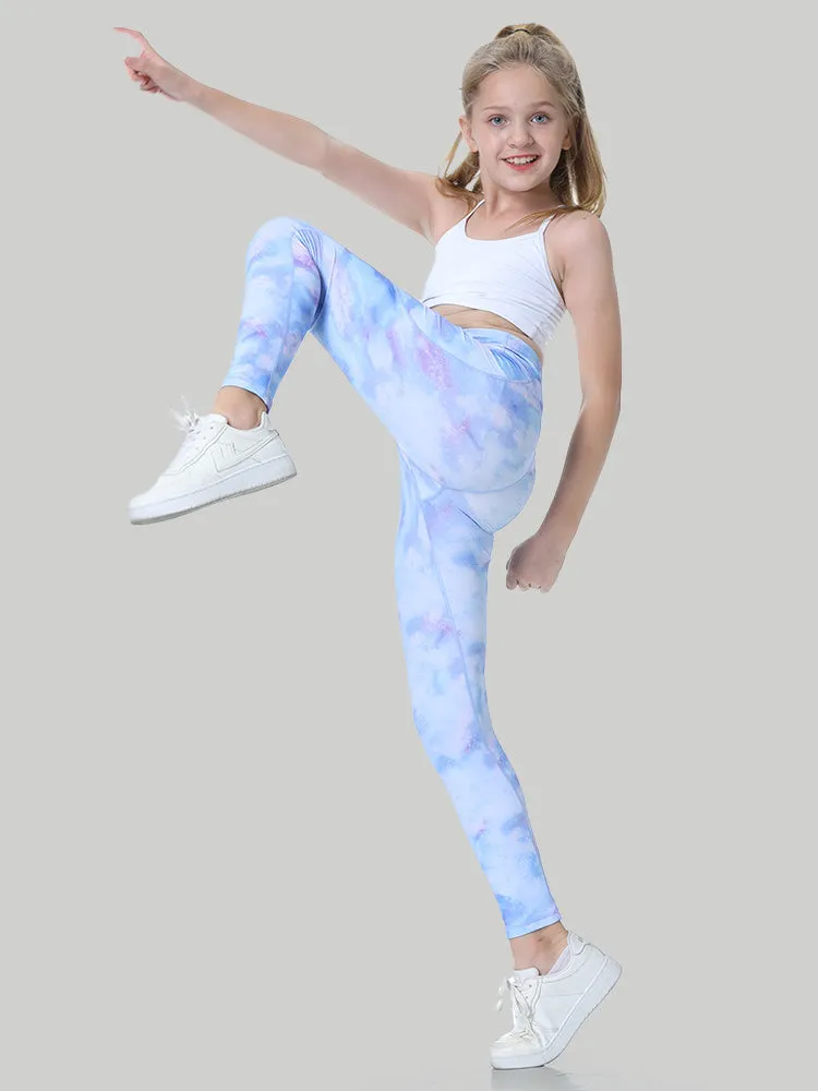 IUGA Girl's Athletic Leggings With Pockets