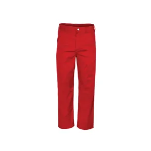 JONSSON POLYCOTTON WORK TROUSERS COLOUR-RED SIZE-36