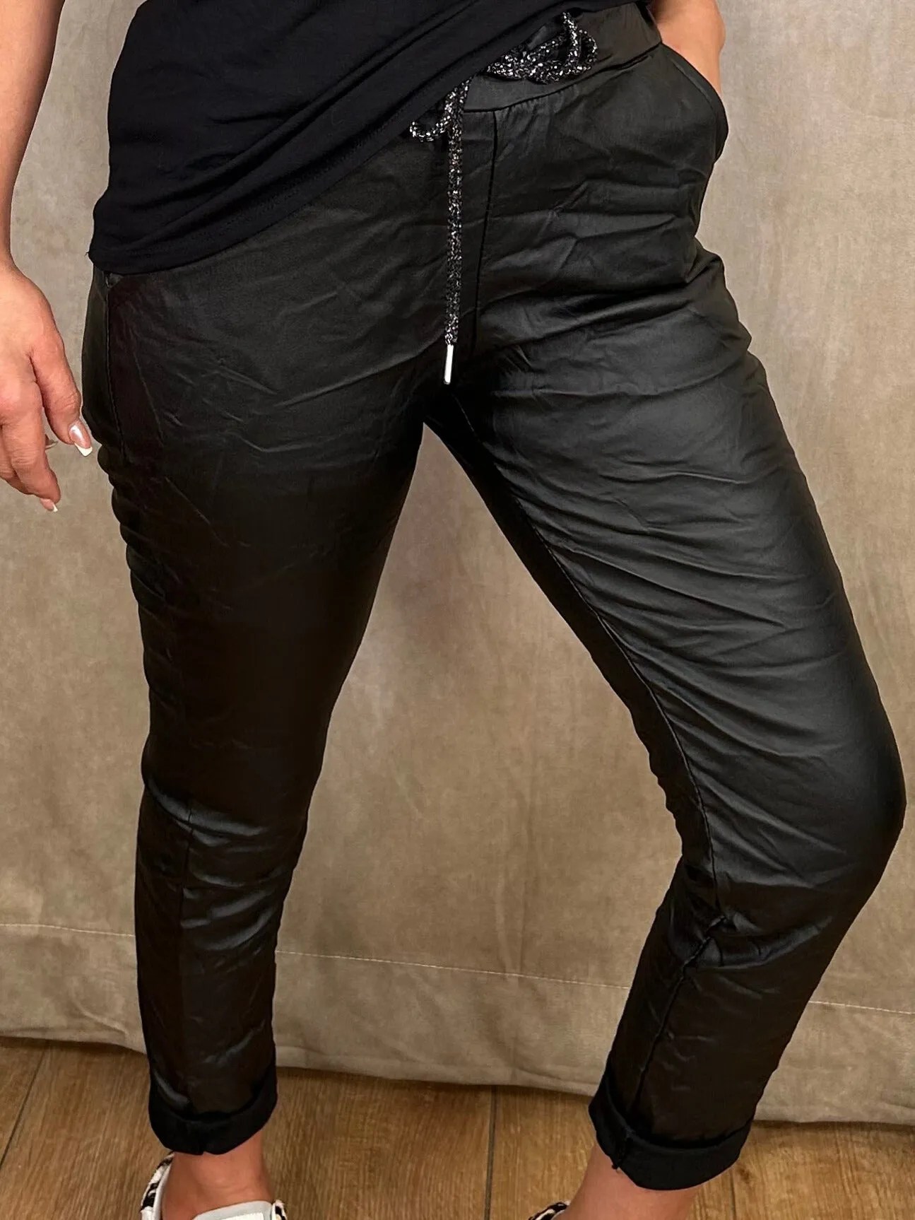 Magic Trousers Leather Look