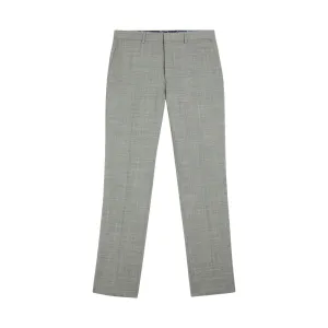 Men Mps-Corcats-Slim Fit Cross Hatch Suit Trouser - Grey