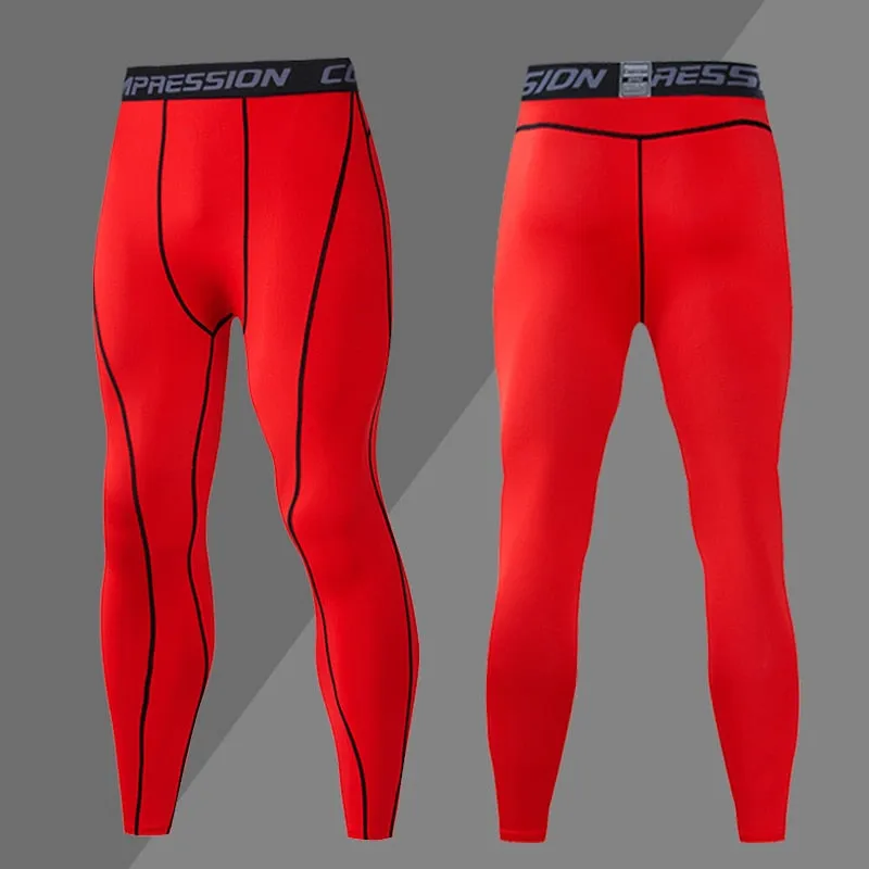 Mens Compression Sweatpants Male Tights Sport Pants for Gym Fitness Running Joggings Workout Trousers Dry Fit Leggings Lycra