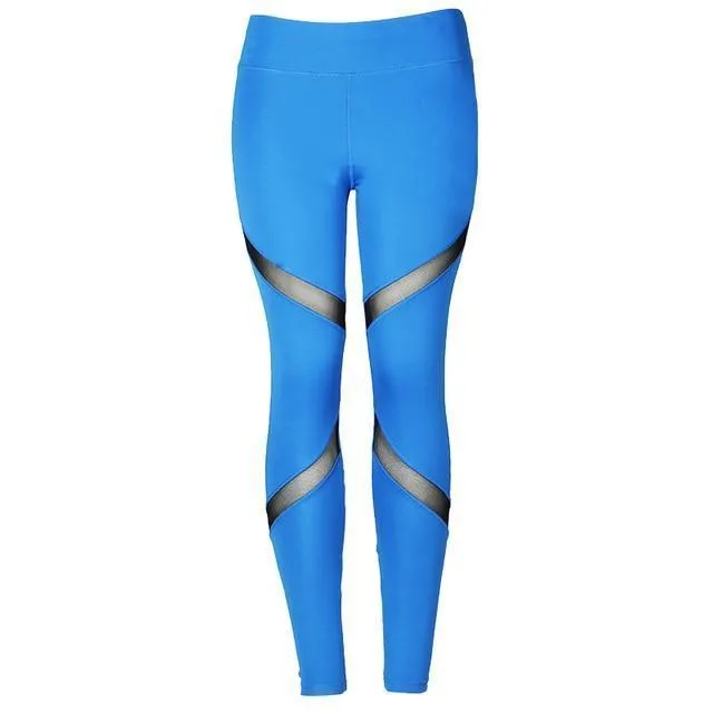 Mesh Design Fitness Leggings