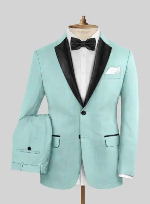 Napolean Spring Blue Wool Tuxedo Suit