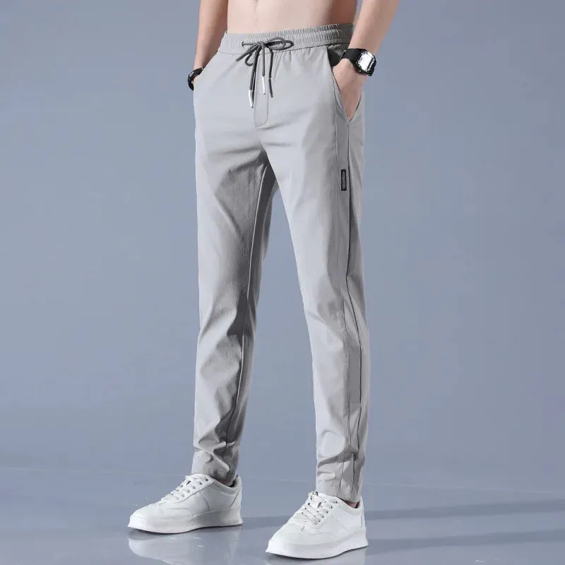 OB Business Black Gray Casual Pants