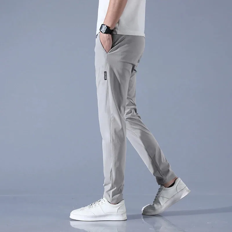 OB Business Black Gray Casual Pants