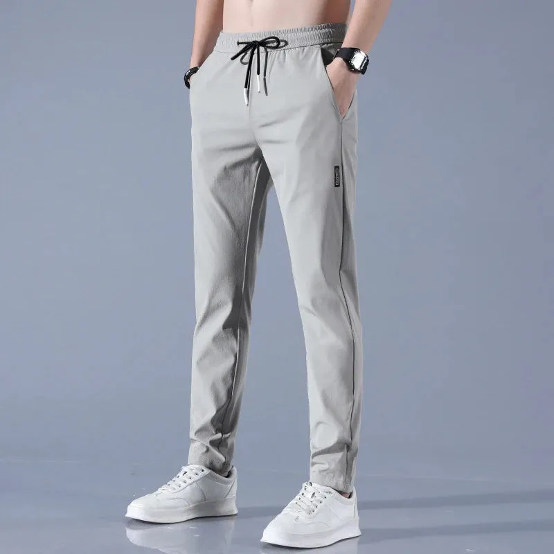 OB Business Black Gray Casual Pants