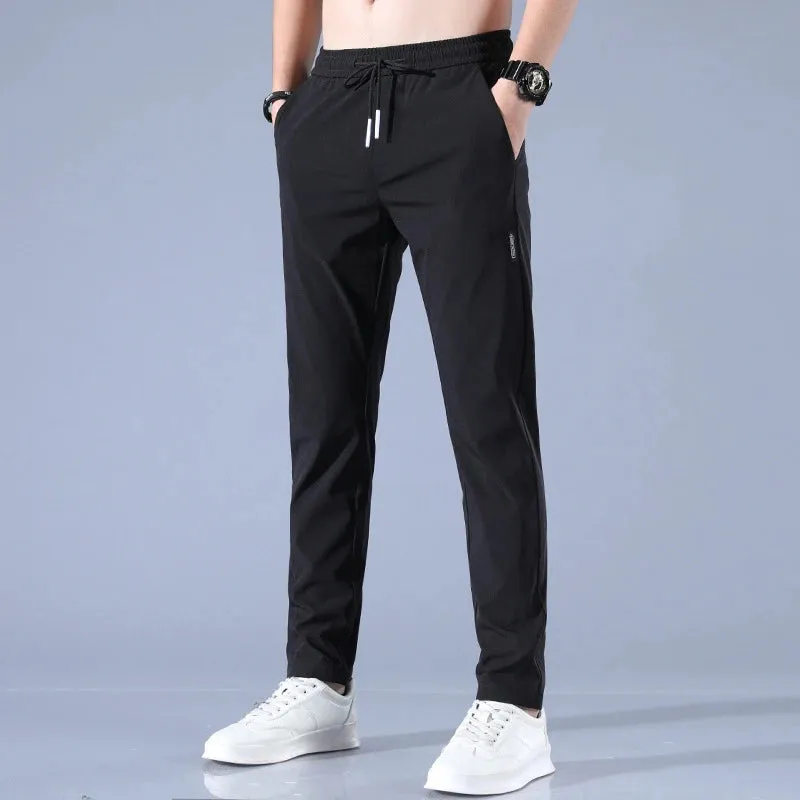 OB Business Black Gray Casual Pants