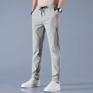 OB Business Black Gray Casual Pants