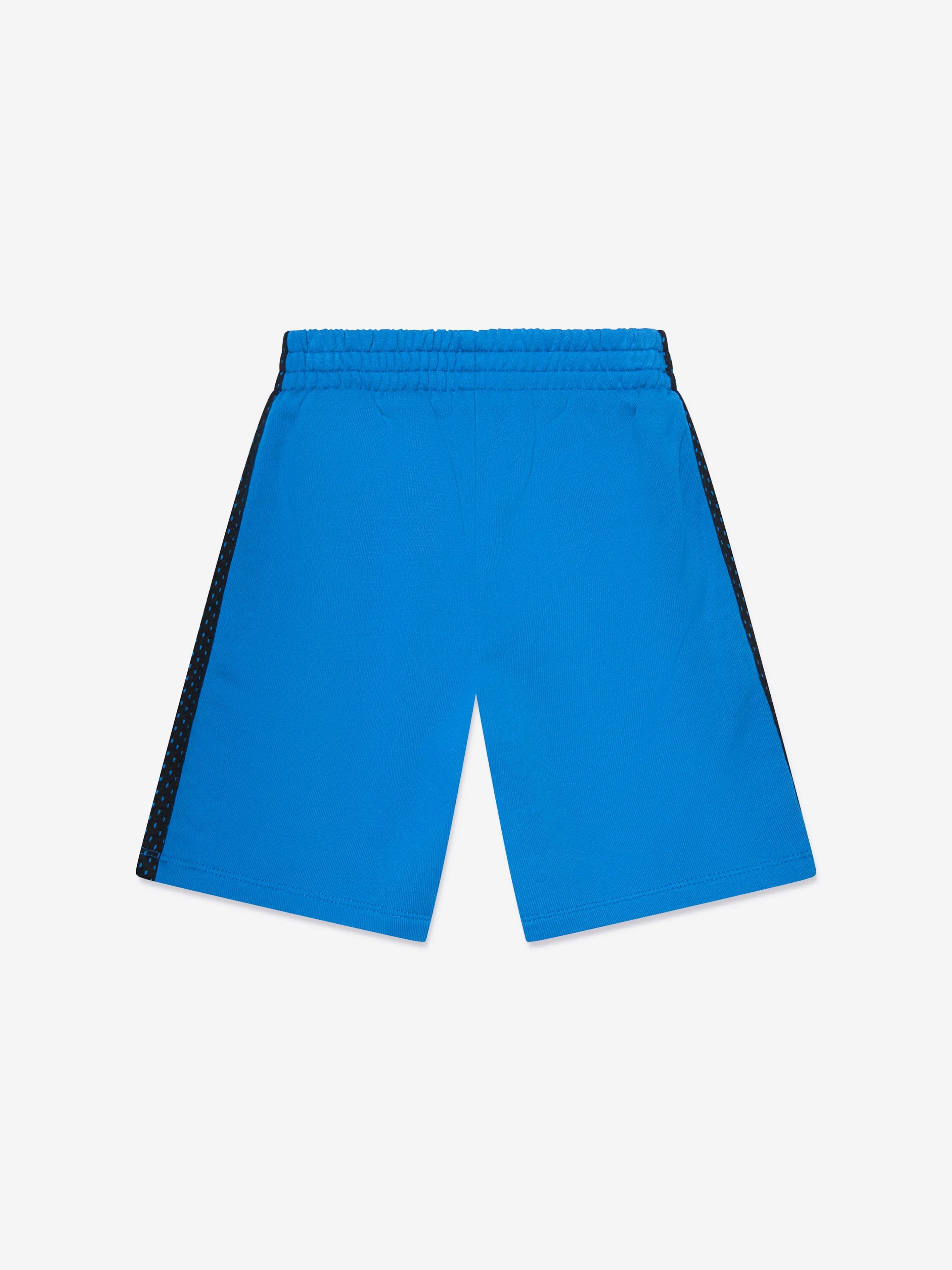 Off-White Boys Baseball Logo Mesh Shorts in Blue