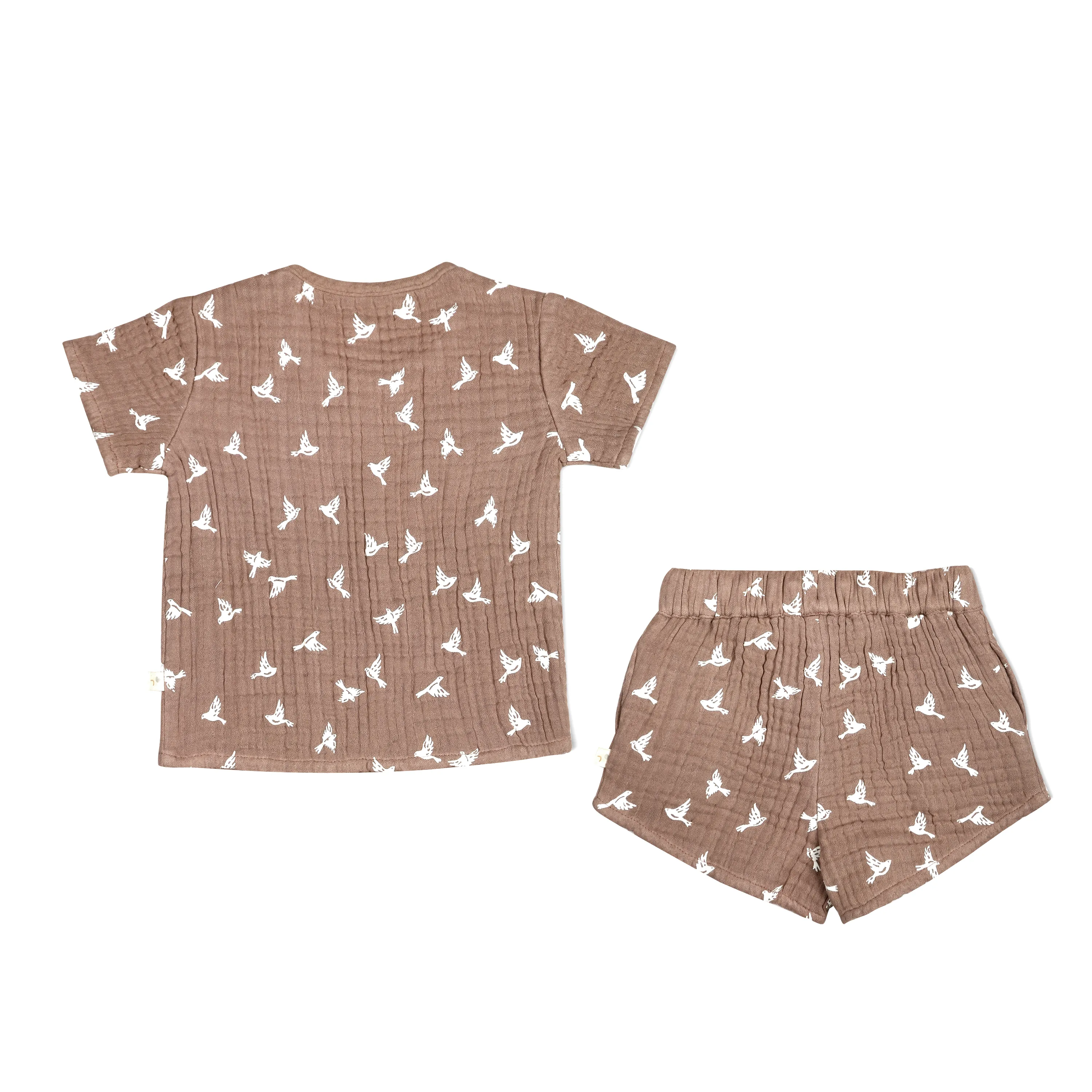 Organic Baby Toddler and Shorts Set - Flock